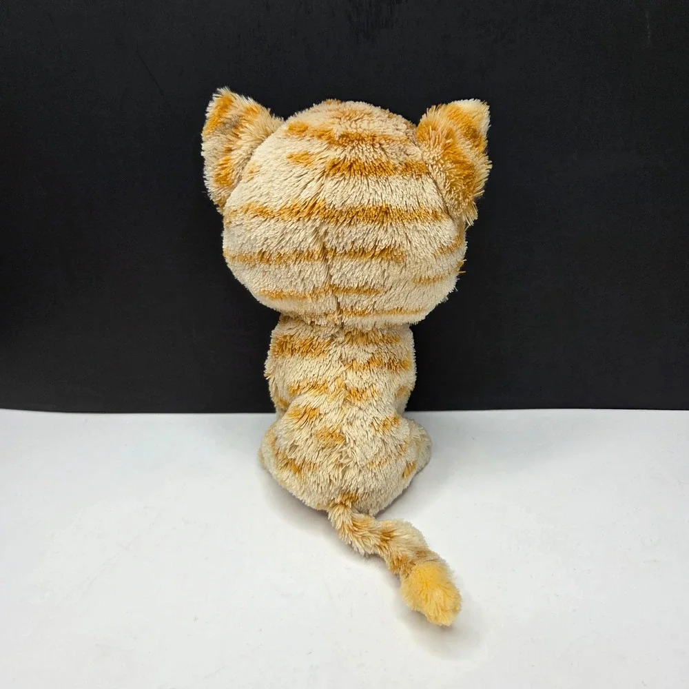 Ty Beanie Boos Tabitha Orange Tabby Cat Plush 6